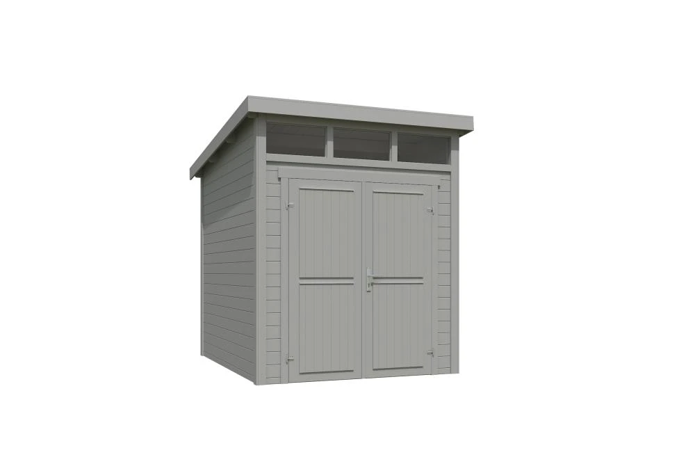 Outdoor Life Blokhut Kibo 2 Platinum Grey 200 x 250 cm - Afbeelding 2